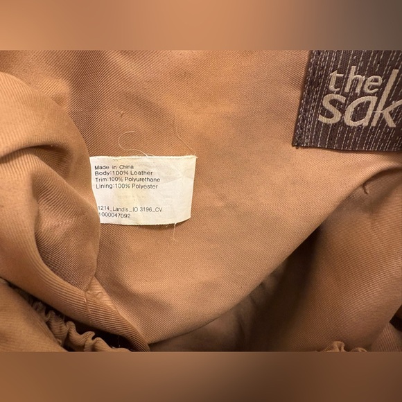 The Sak Landis Multi-Color Leather Tote in Cream, Brown, Green - Picture 10 of 10